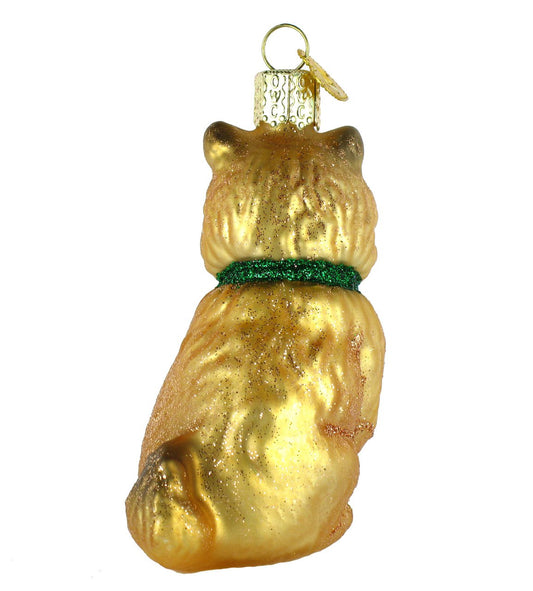 Cairn Terrier Glass Ornament