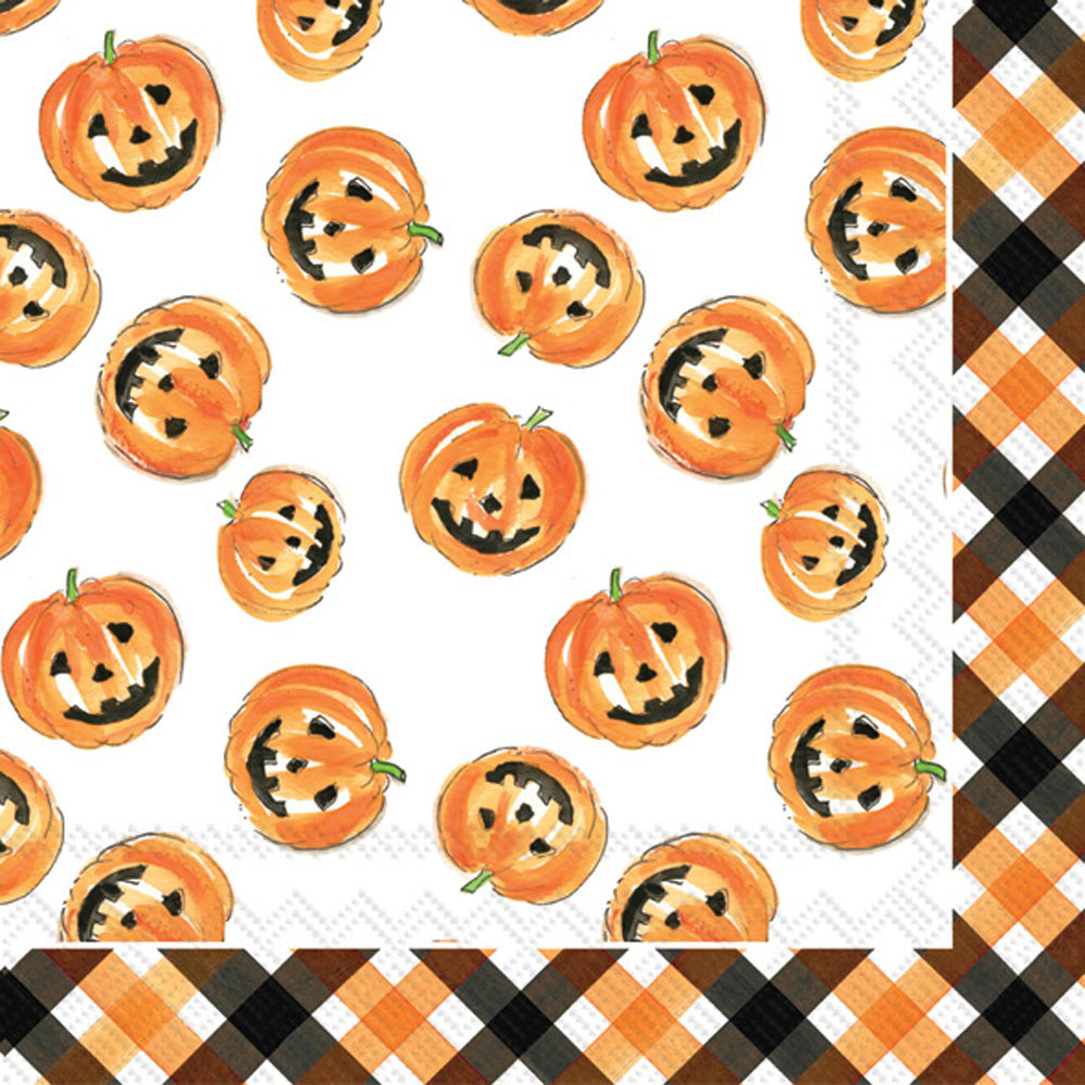Pumpkin Faces - Lunch Napkin