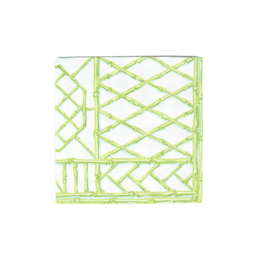 Bamboo Screen Moss Green - Lunch Napkin