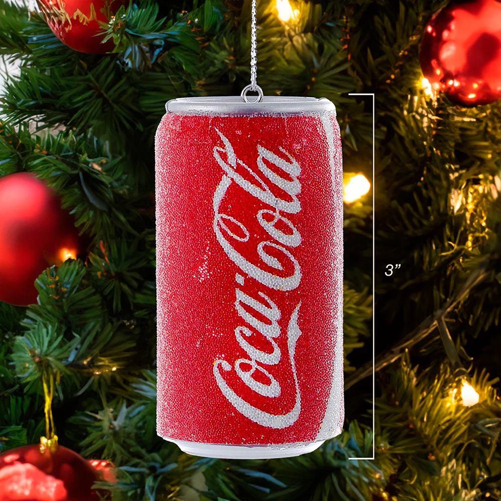 3" Frosty Coca-Cola Can Ornament