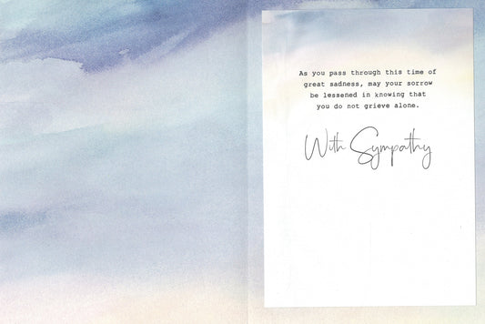 Thoughts and Prayers Sympathy Card