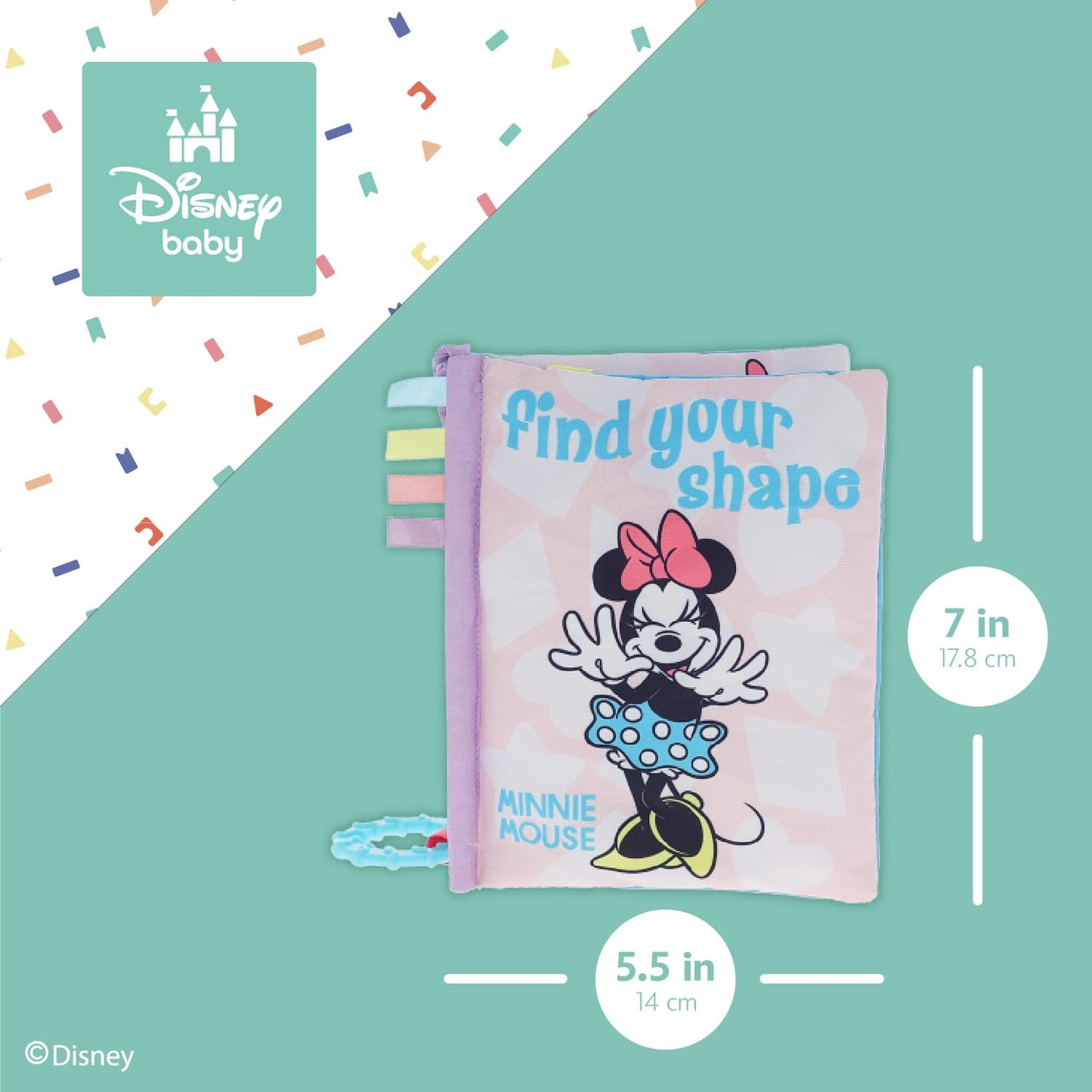Disney - Minnie Mouse Find Your Shape Deluxe Soft Book
