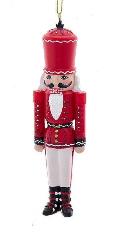 Red and White Ornament - Nutcracker