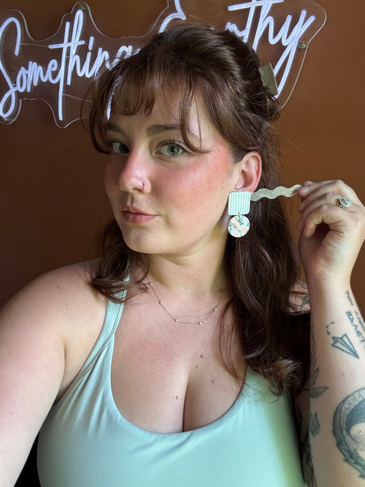 Olivia, in Soft Sage