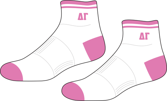 Delta Gamma Quarter Socks