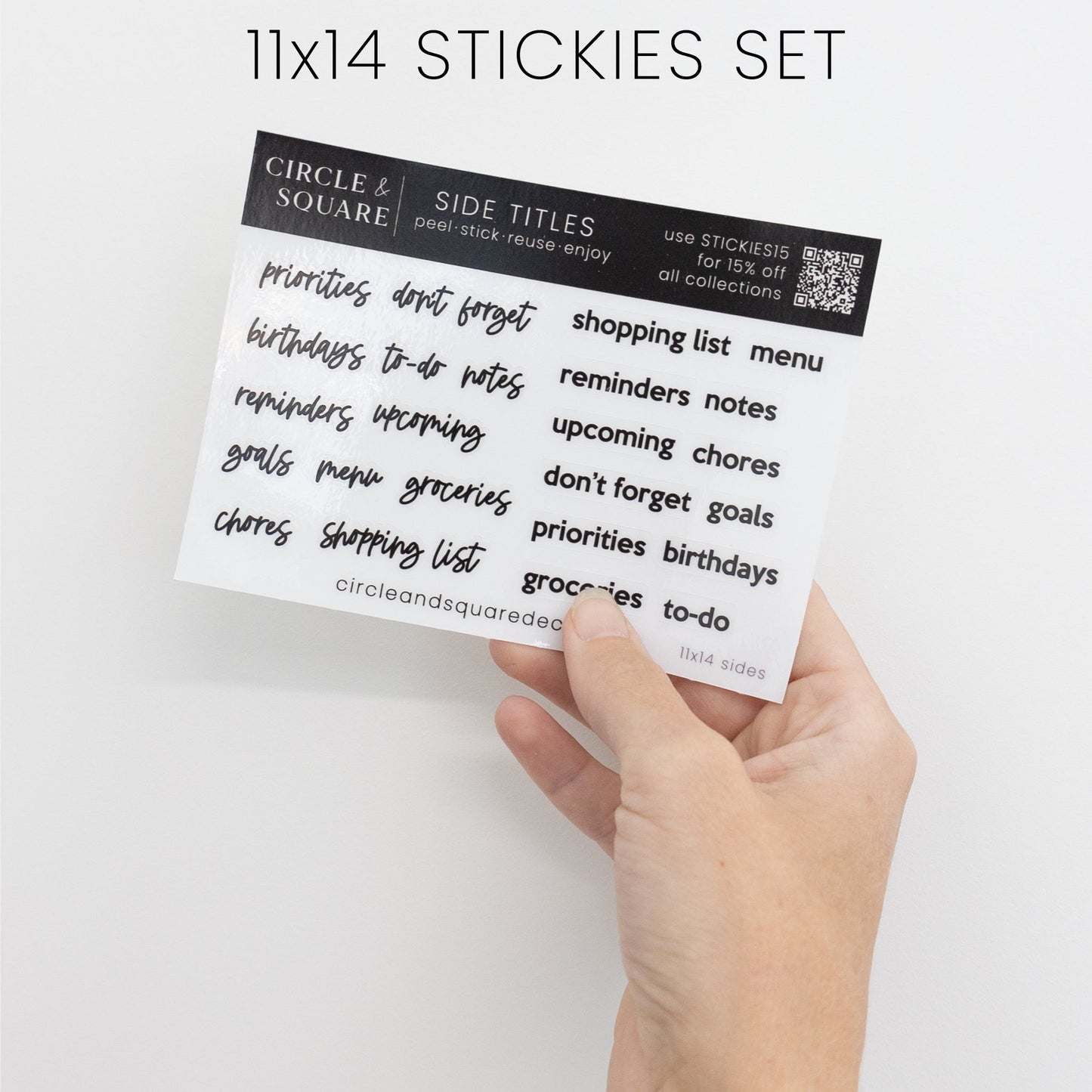 Ever Changing Acrylic Calendar | Minimalist Vertical