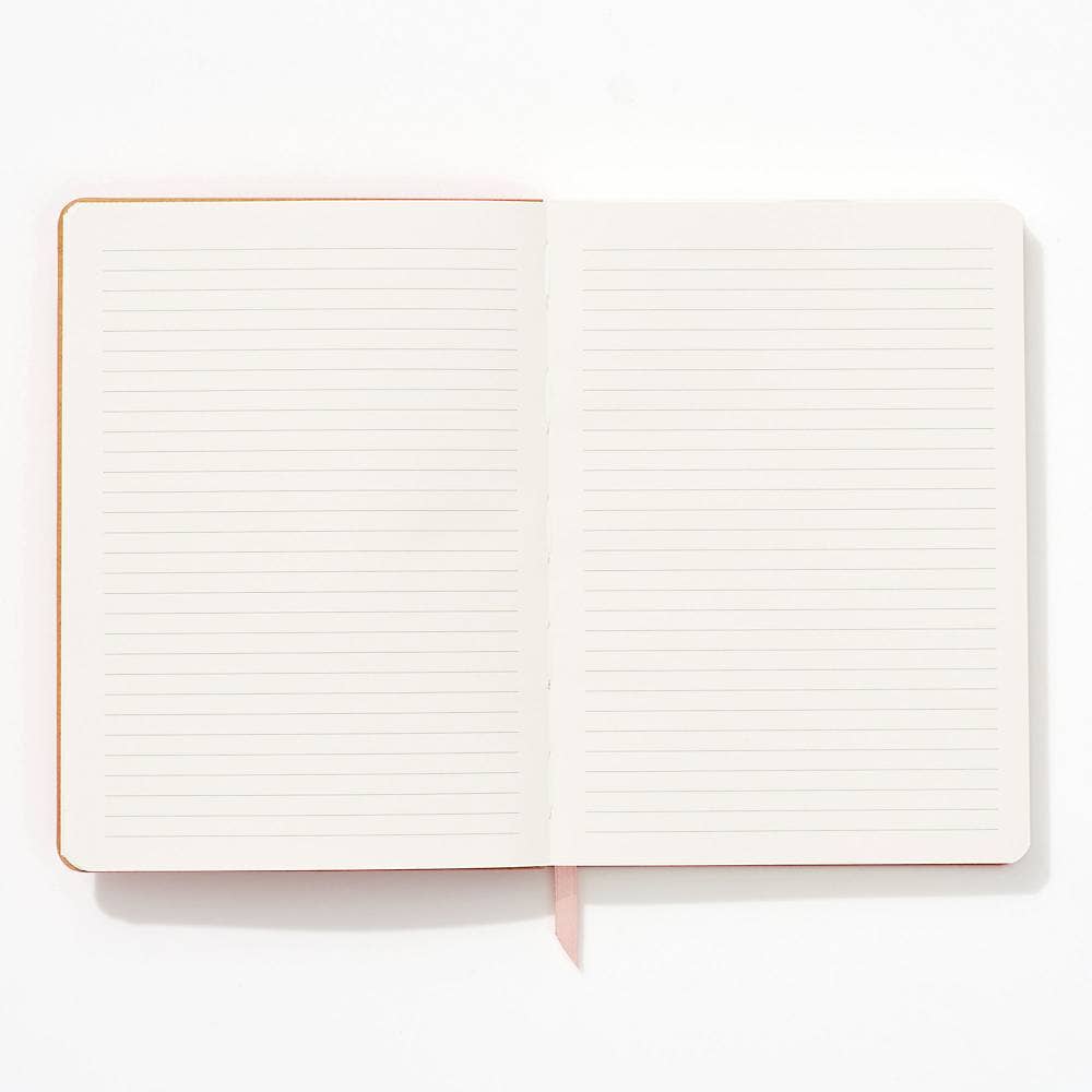 Light Pink Suede Journal