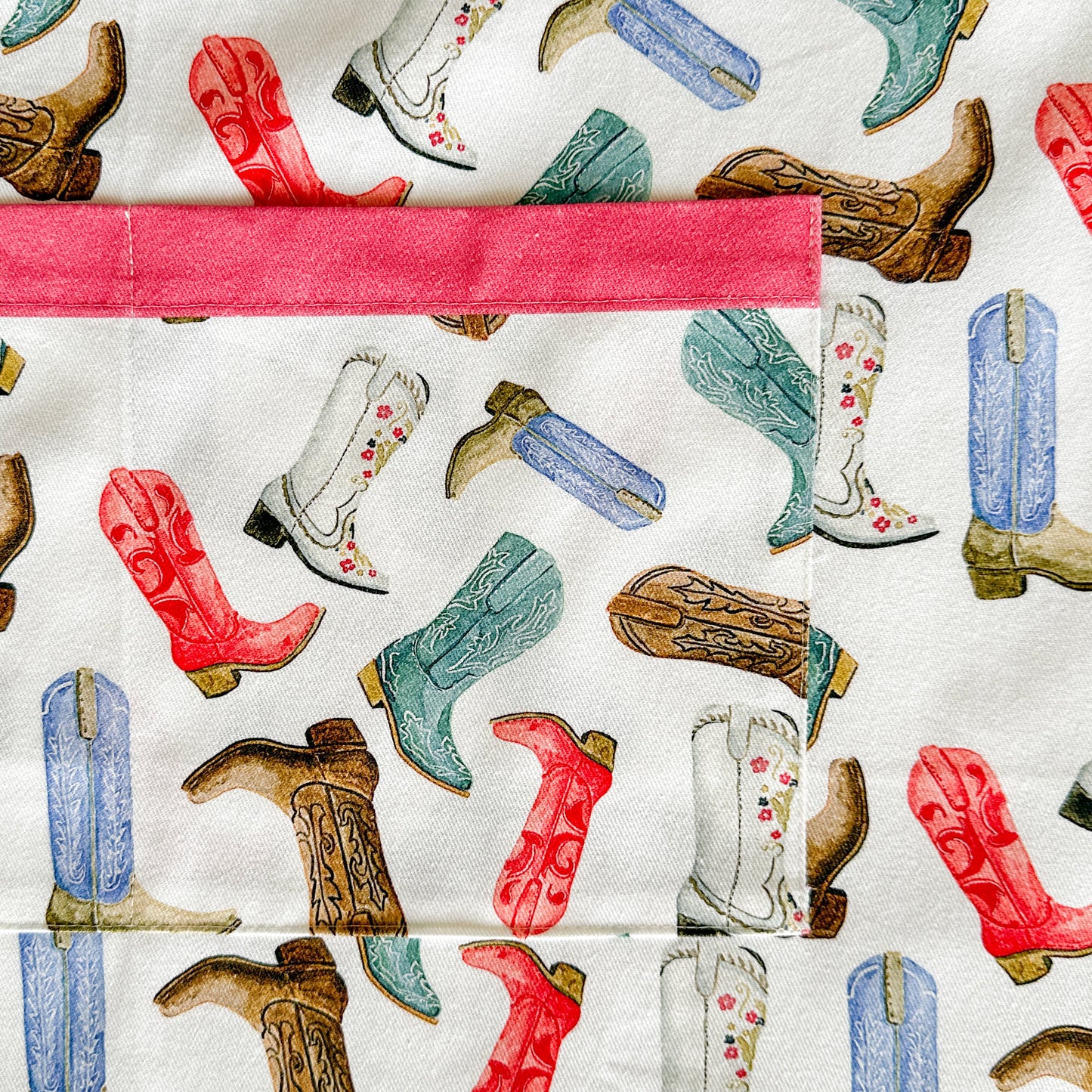 Colorful Cowboy Boots Apron