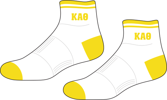 Kappa Alpha Theta Quarter Socks