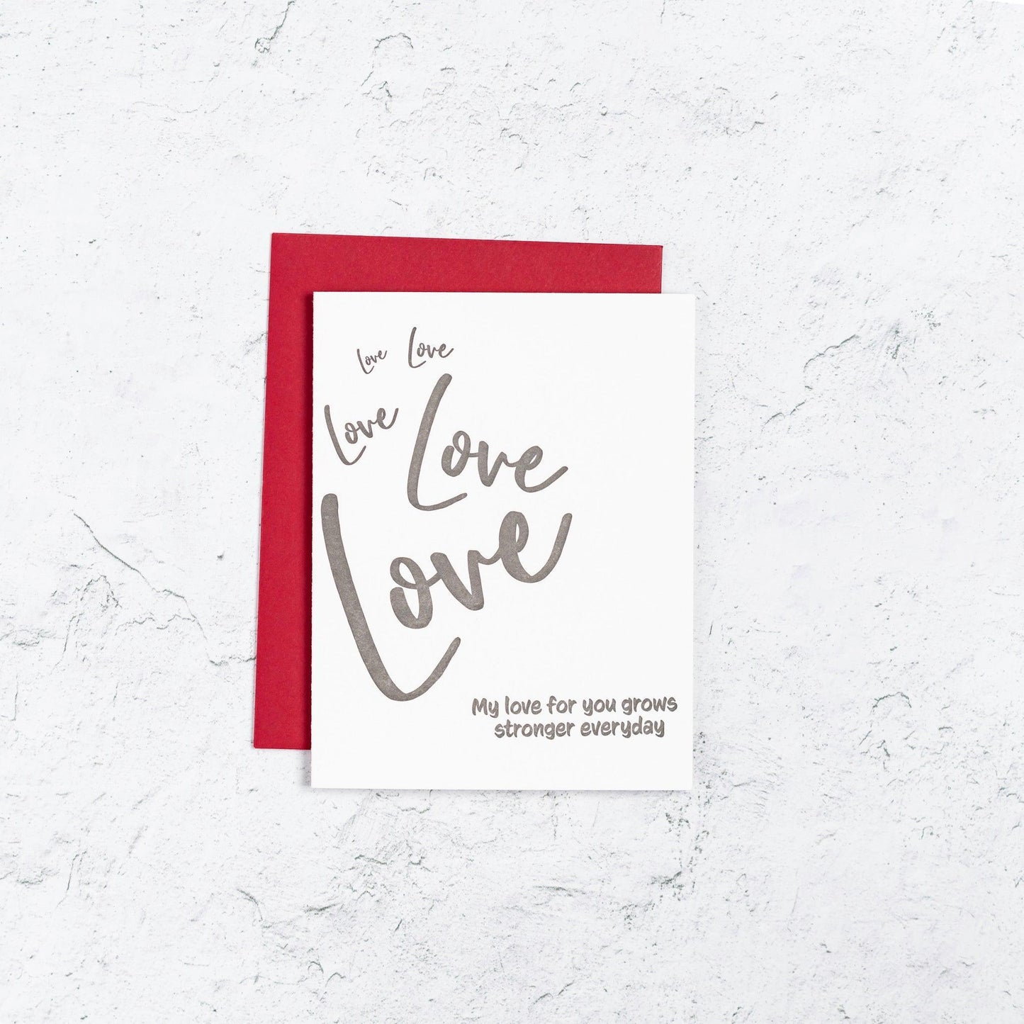 Love Grows Stronger Card