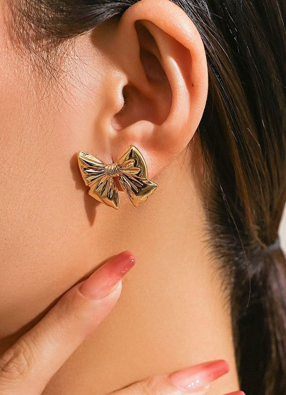 Bow earrings