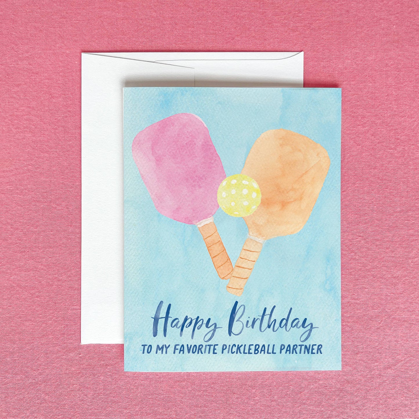 Pickleball Birthday Greeting Card | Pickleball Birthday Card