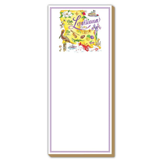 Louisiana Handpainted Icons Luxe Skinny Pad