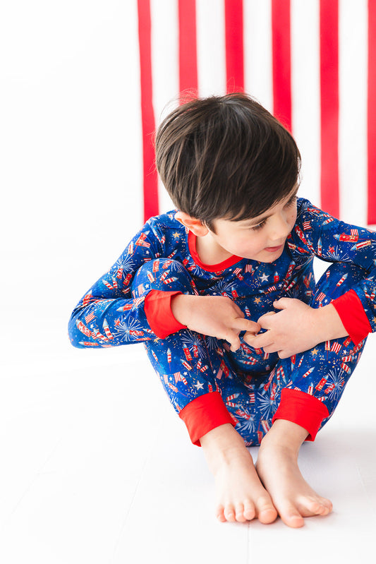 Little Firecracker Patriotic Firework Bamboo Set