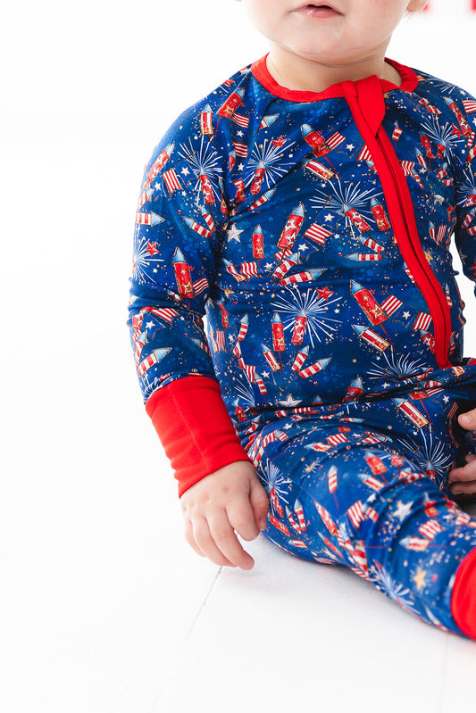 Little Firecracker Patriotic Firework Bamboo Zippy