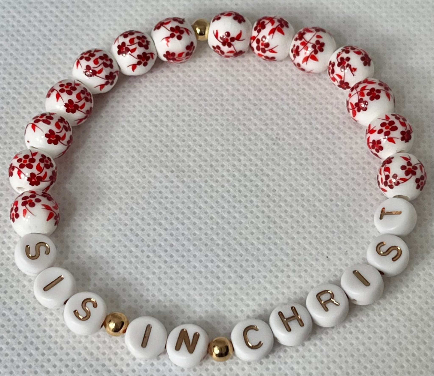 Bead Bracelet – Sis In Christ Floral Christian Jewelry