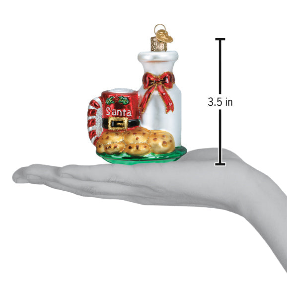 Santa's Milk & Cookies Ornament