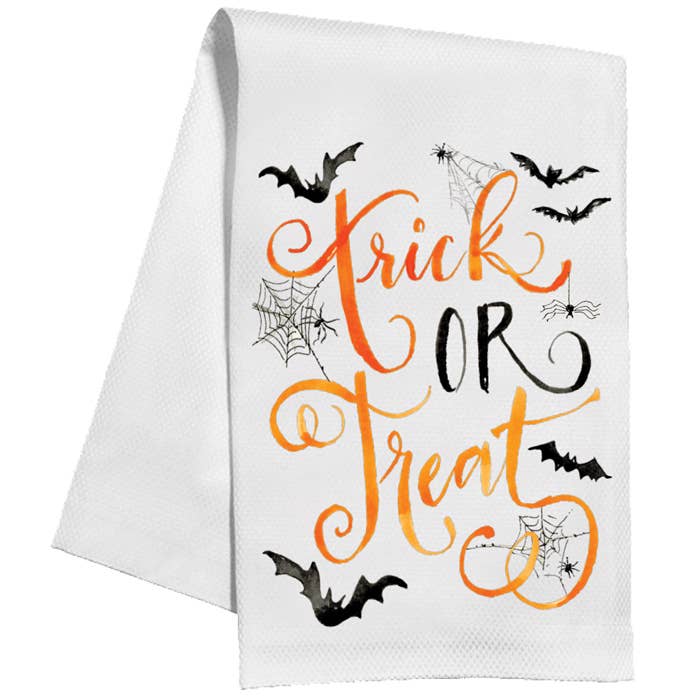 Trick Or Treat Kitchen Towel