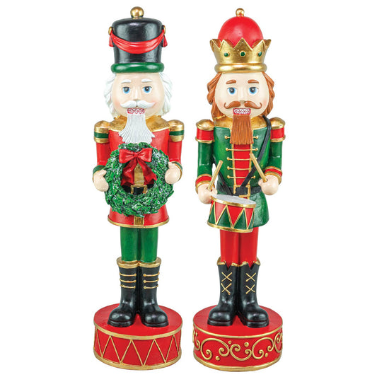 Christmas Carousel Collection - 15" Regal Nutcracker - SET OF 2
