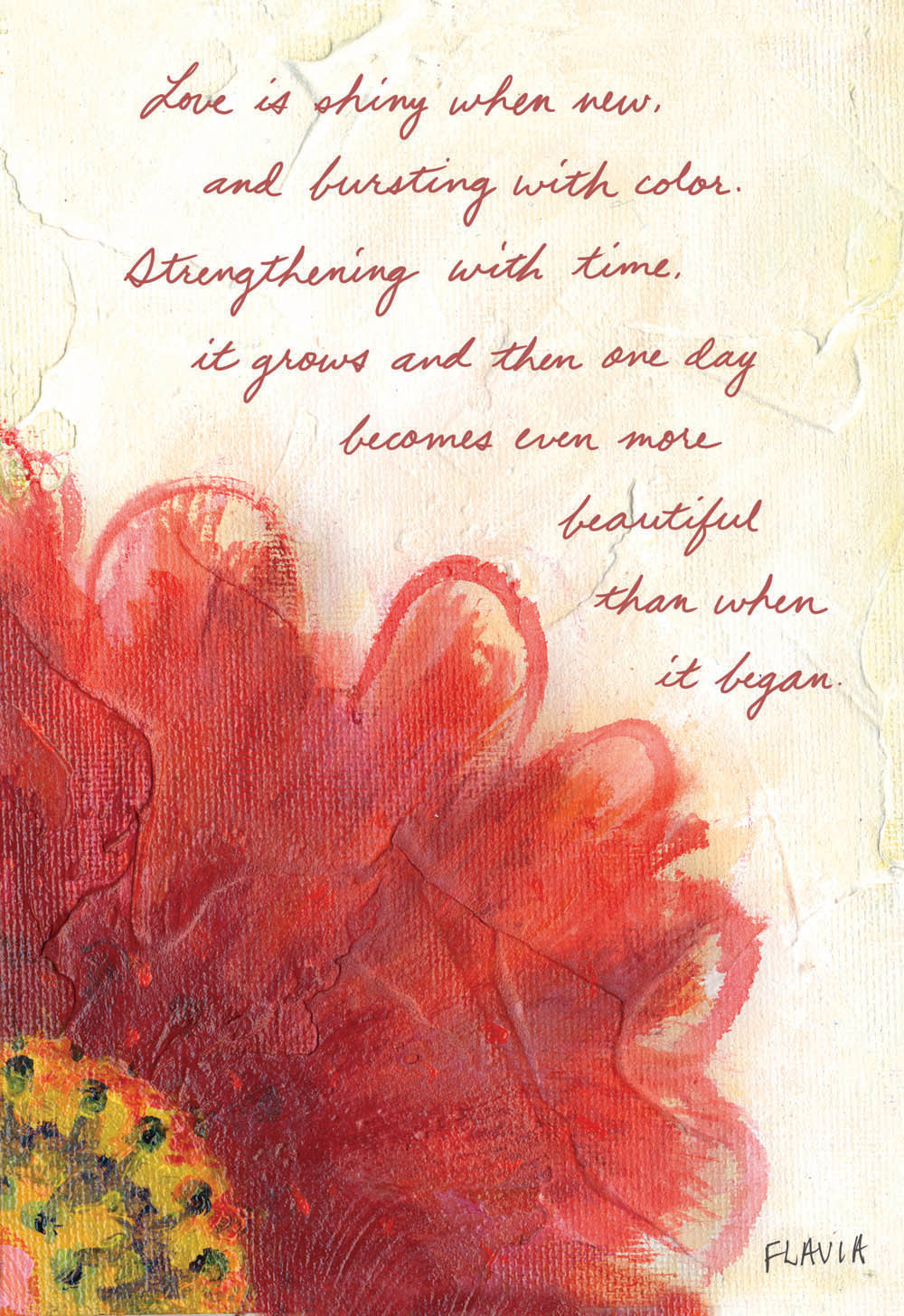 Love - a Flavia Weedn inspirational greeting card 4242-0029