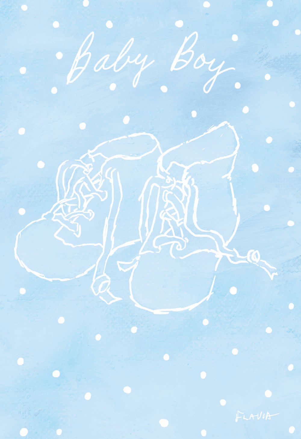 Baby Boy - a Flavia Weedn inspirational greeting card 4242-0084