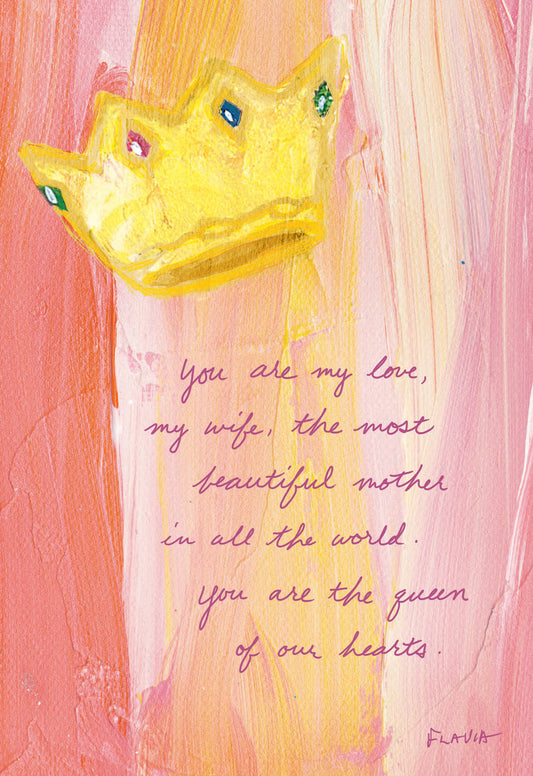 Queen of Hearts - a Flavia Weedn inspirational greeting card 4242-0108