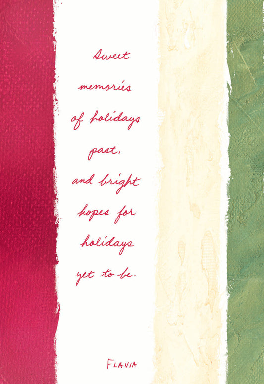 Sweet Memories of Holidays Past - a Flavia Weedn inspirational greeting card 4242-0135