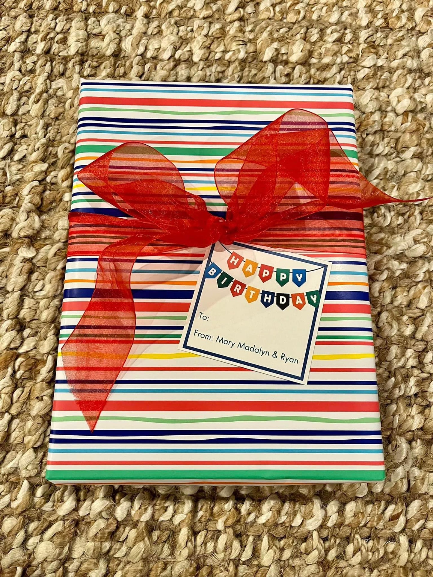 Stripe Wrapping Paper Roll