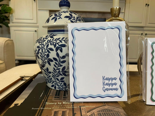 Kappa Kappa Gamma Cardstock Notepad