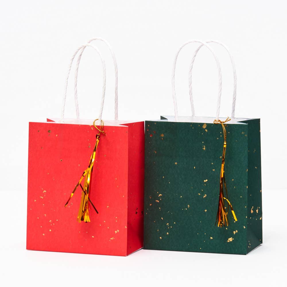 Red and Green Fleck Treat Bags