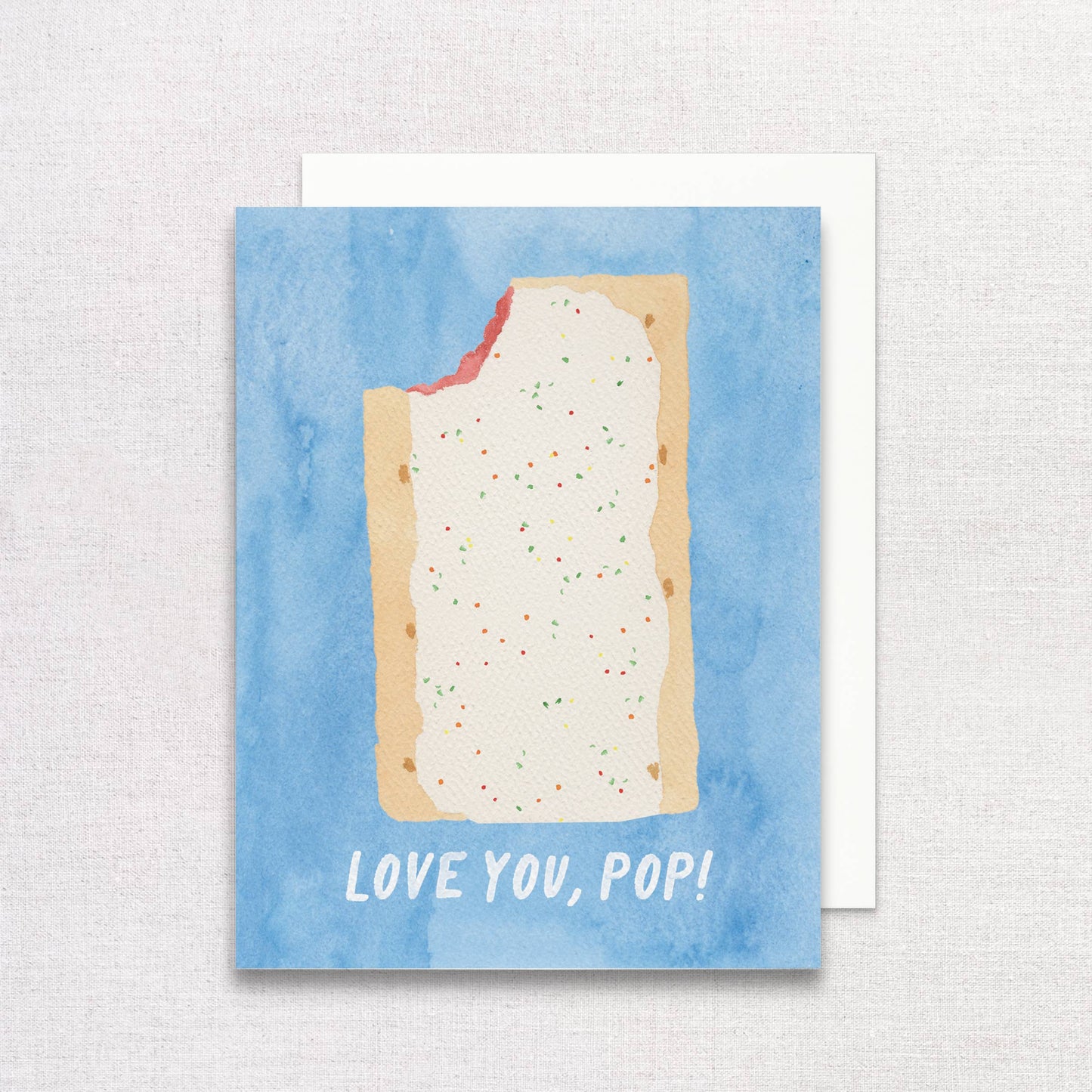 Love You Pop Greeting Card | Toaster Pastry Fathers Day Card