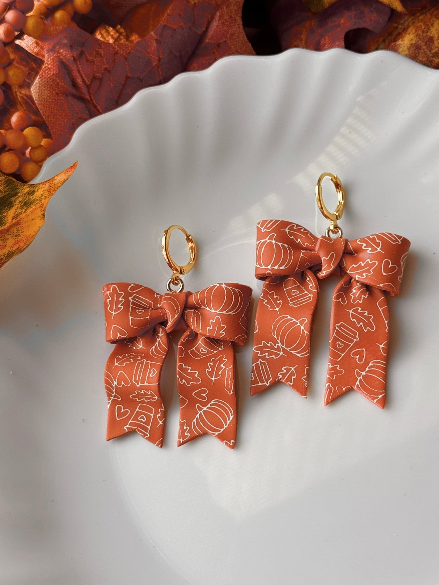 Pumpkin Spice Bows