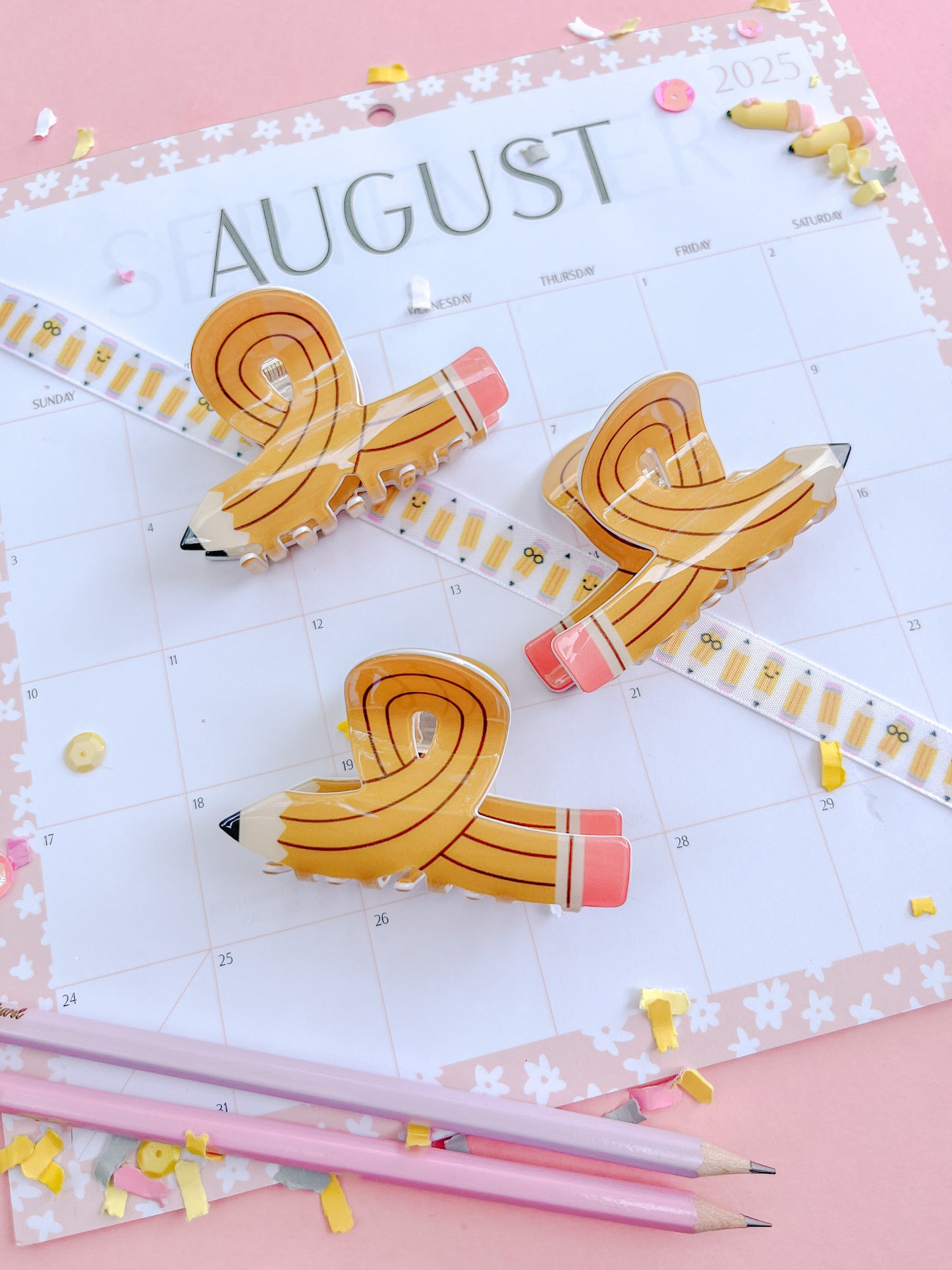 Pencil Small Claw Clip