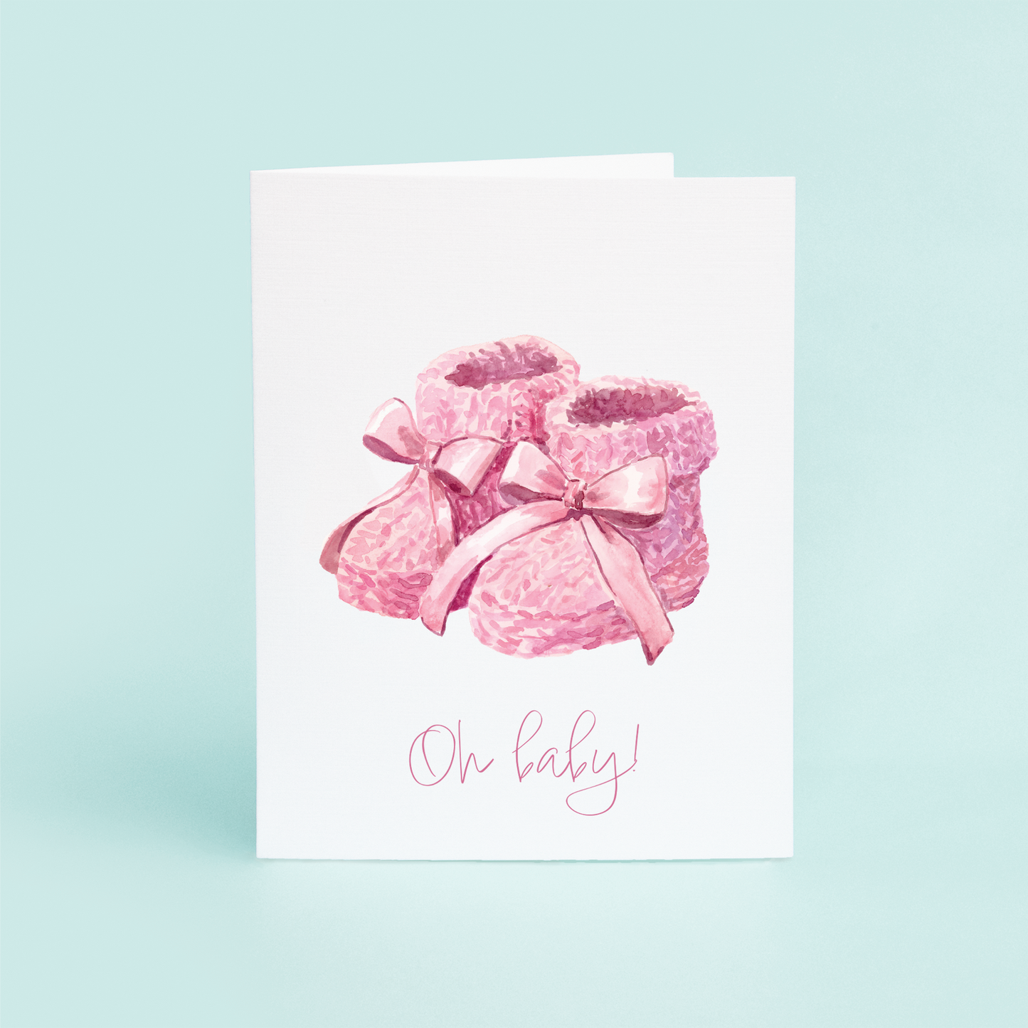 Pink Booties "Oh Baby!"