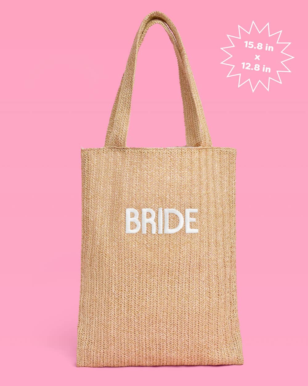 Bride Embroidered Beach Tote