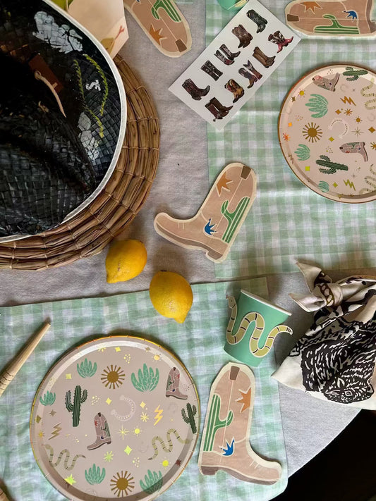 Cowboy Boot Temporary Tattoos