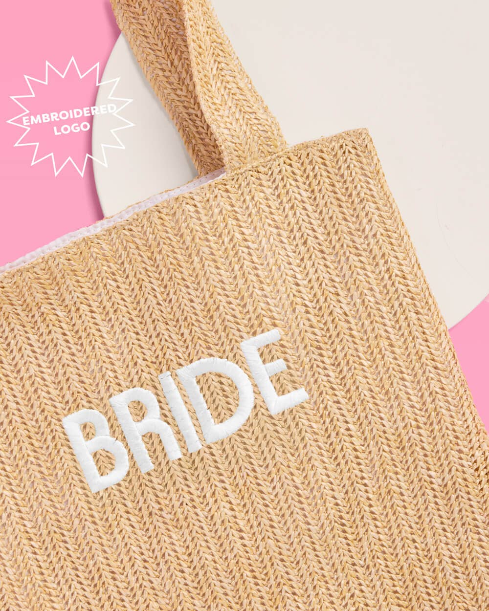 Bride Embroidered Beach Tote