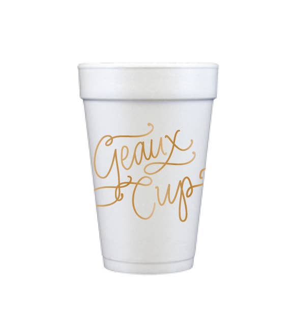 Geaux Styrofoam Cup
