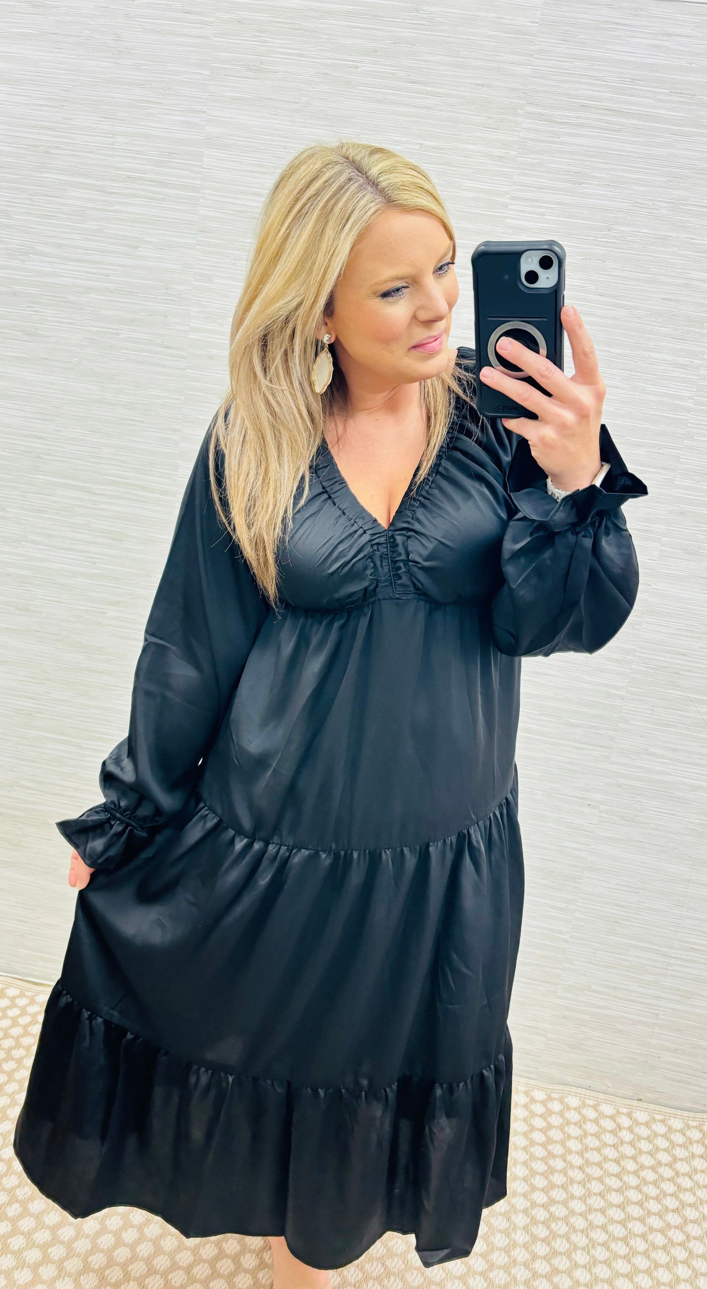 Classic Black Maxi Dress