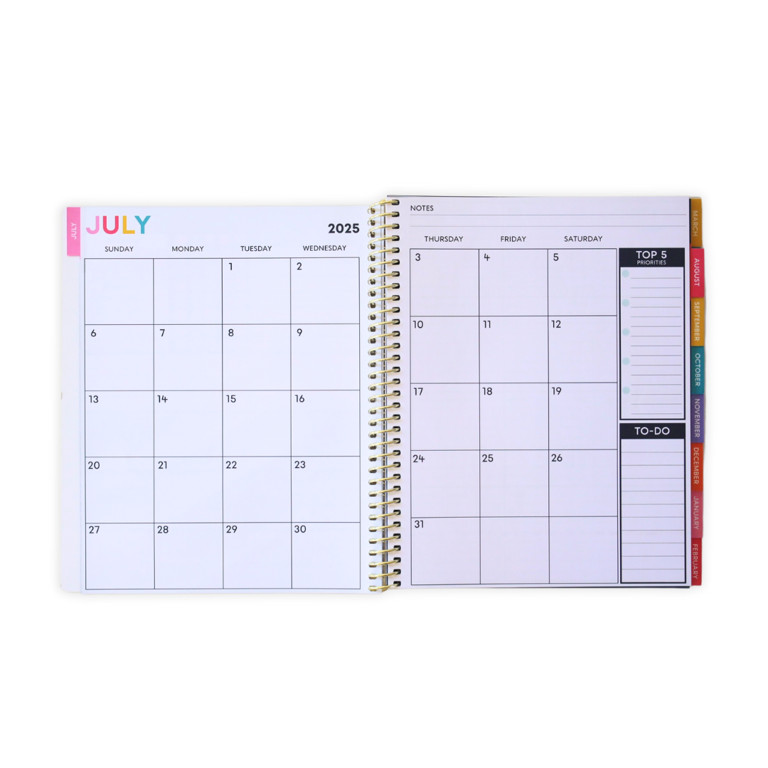Gimme Multicolor Stripes - WEEKLY Everyone™ Planner by BERTEAU & Co.