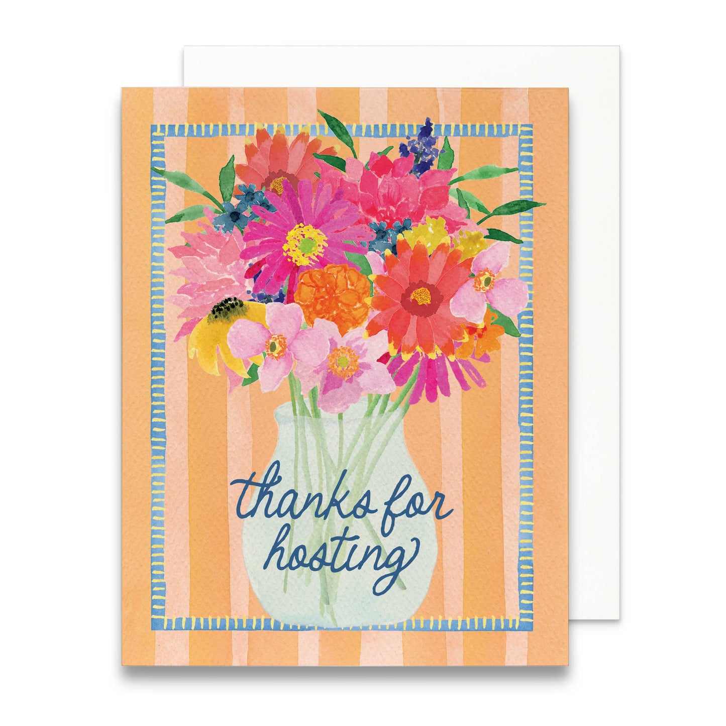 Thanks For Hosting Greeting Card | Thank You Hostess Card