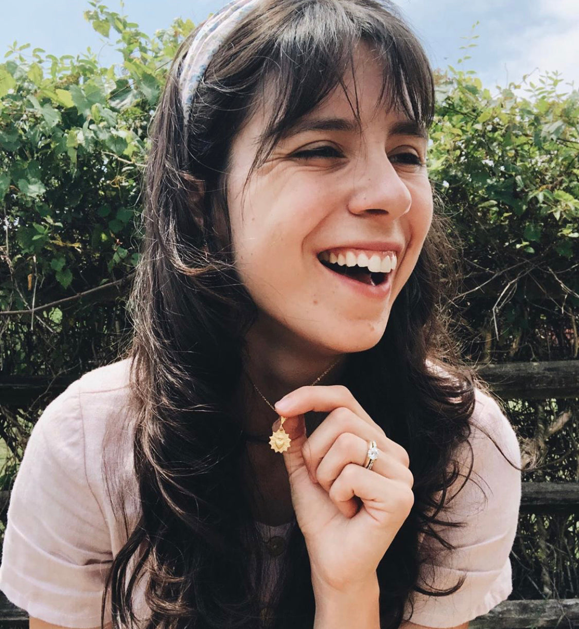 Most Sacred Heart Scalloped Necklace