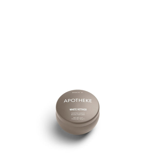 White Vetiver Mini Candle Tin