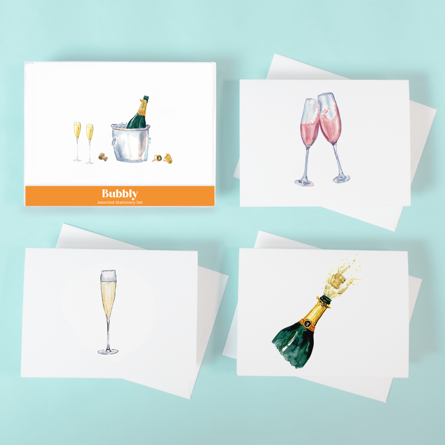 Bubbly Assorted Stationery Set