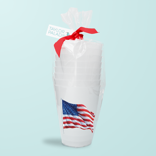 American Flag Cups