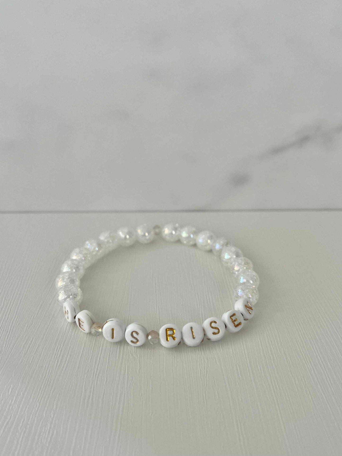 He Is Risen Bead Bracelet – Handmade Christian Jewelry