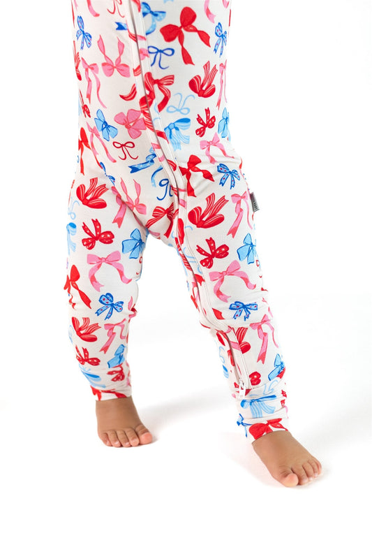 Red, White, & Blue Patriotic Bows Zippy