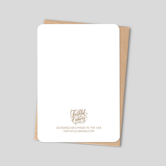 The Lord Is My Rock – Psalm 18:2 Christian Greeting Card