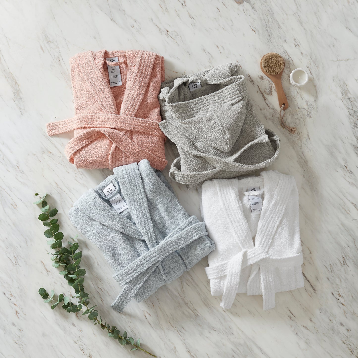 Clean Design Home® Terry Hood Robe-Youth