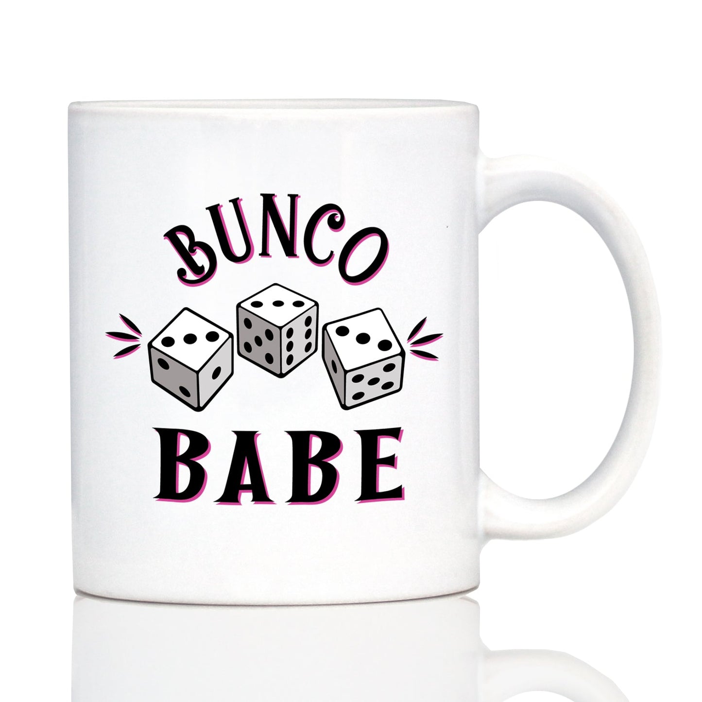 Bunco Babe Coffee Mug - Bunco Decor and Bunco Gifts for Women